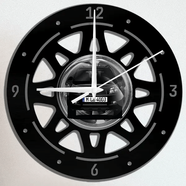 Terios Adventure Wanduhr personalisiert mit deinem Auto u. Kennzeichen!