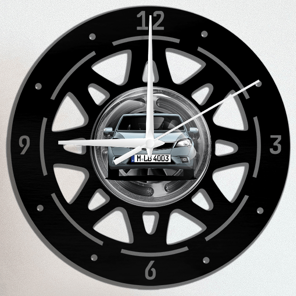Ceed ED Wanduhr personalisiert mit deinem Auto u. Kennzeichen!