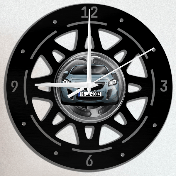 Insignia Hatchback OPC Wanduhr personalisiert mit deinem Auto u. Kennzeichen!