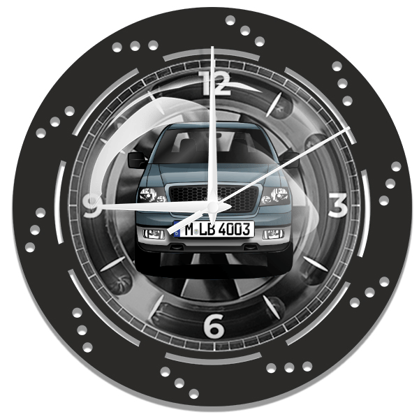 F-150 Wanduhr personalisiert mit deinem Auto u. Kennzeichen!