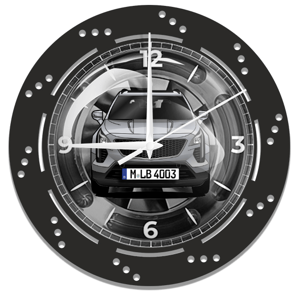 XT4 Wanduhr personalisiert mit deinem Auto u. Kennzeichen!