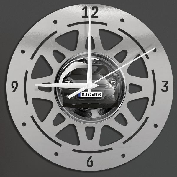 Astra Station Wagon Wanduhr personalisiert mit deinem Auto u. Kennzeichen!