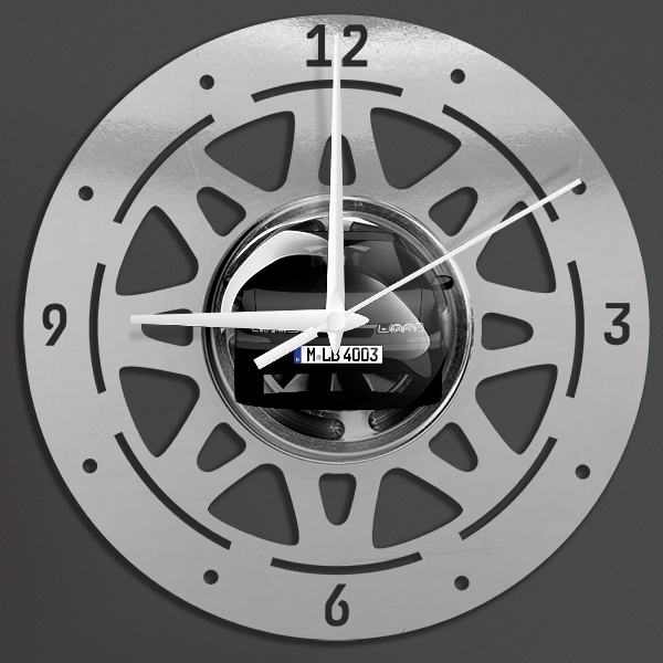 Calibra Coupe Wanduhr personalisiert mit deinem Auto u. Kennzeichen!