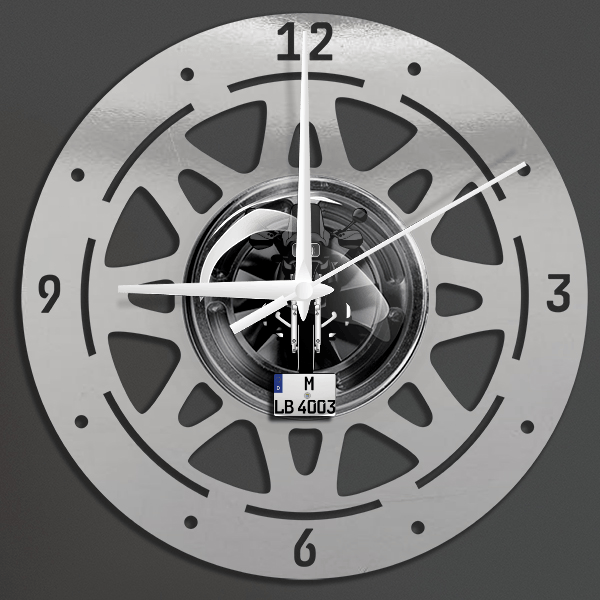R 1100 RS Wanduhr personalisiert mit deinem Motorrad u. Kennzeichen!