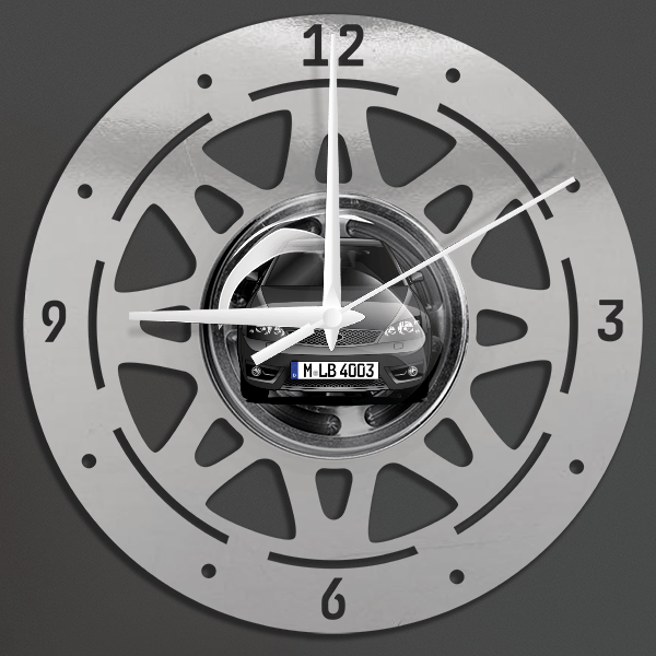 Mondeo ST220 Limousine Wanduhr personalisiert mit deinem Auto u. Kennzeichen!