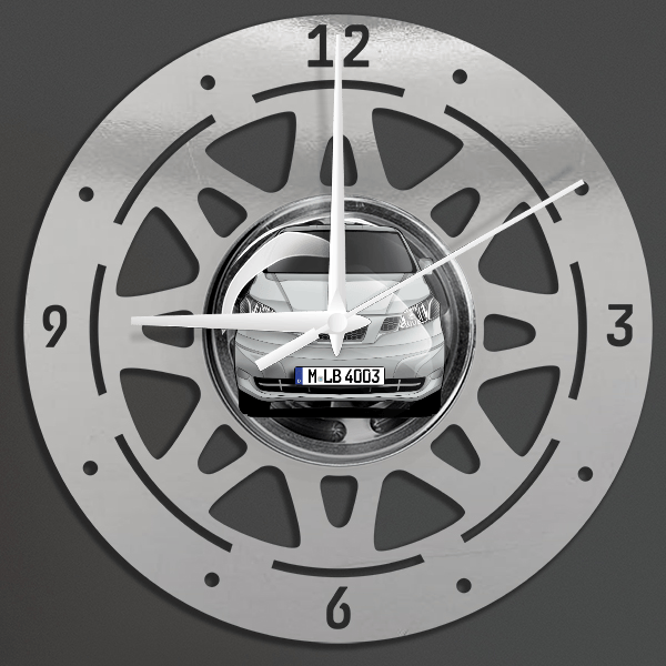 NV200 Wanduhr personalisiert mit deinem Auto u. Kennzeichen!