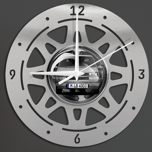 Tahoe Wanduhr personalisiert mit deinem Auto u. Kennzeichen!