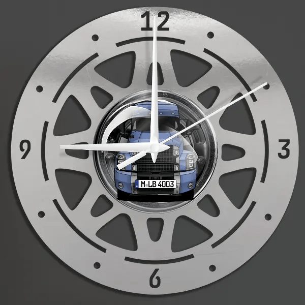 Anthem Wanduhr personalisiert mit deinem LKW u. Kennzeichen!