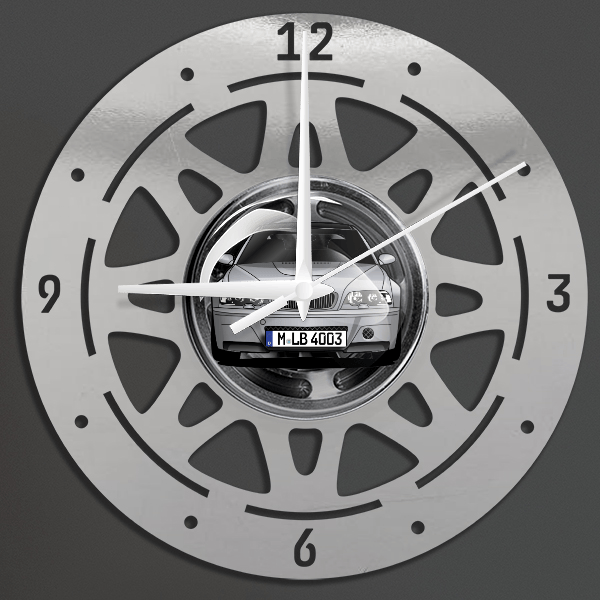 M3 CSL Wanduhr personalisiert mit deinem Auto u. Kennzeichen!