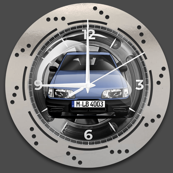 Sierra Liftback Wanduhr personalisiert mit deinem Auto u. Kennzeichen!