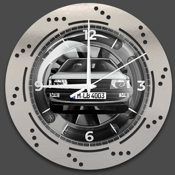 100 Avant Wanduhr personalisiert mit deinem Auto u. Kennzeichen!