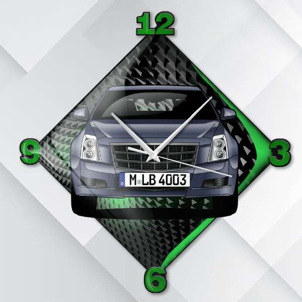 CTS Wanduhr personalisiert mit deinem Auto u. Kennzeichen!