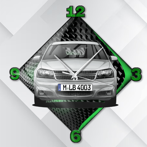 Avenger Wanduhr personalisiert mit deinem Auto u. Kennzeichen!