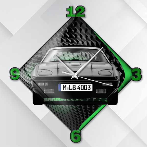 TR7 Wanduhr personalisiert mit deinem Auto u. Kennzeichen!