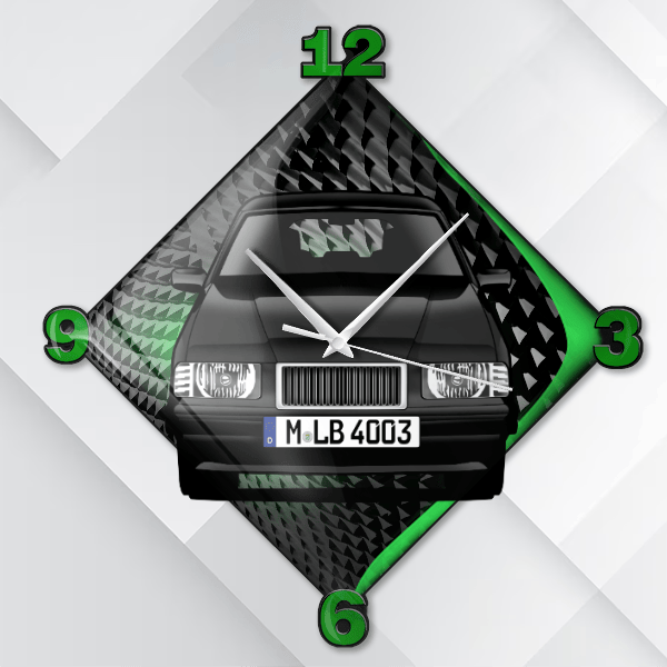 945 Limousine Wanduhr personalisiert mit deinem Auto u. Kennzeichen!