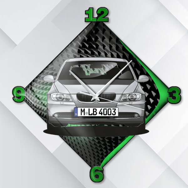 FX Wanduhr personalisiert mit deinem Auto u. Kennzeichen!