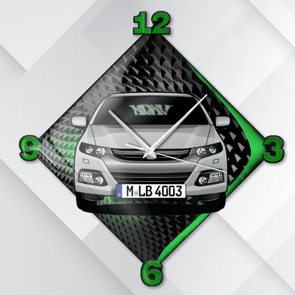 Insight Wanduhr personalisiert mit deinem Auto u. Kennzeichen!