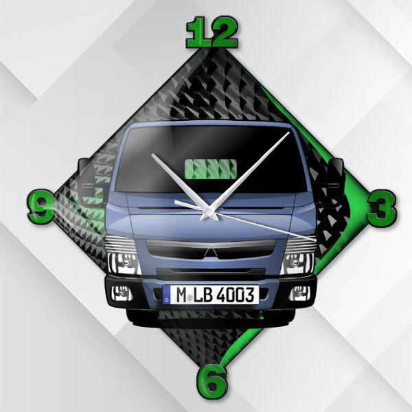Canter Wanduhr personalisiert mit deinem LKW u. Kennzeichen!