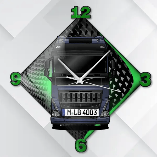 FH16 Wanduhr personalisiert mit deinem LKW u. Kennzeichen!