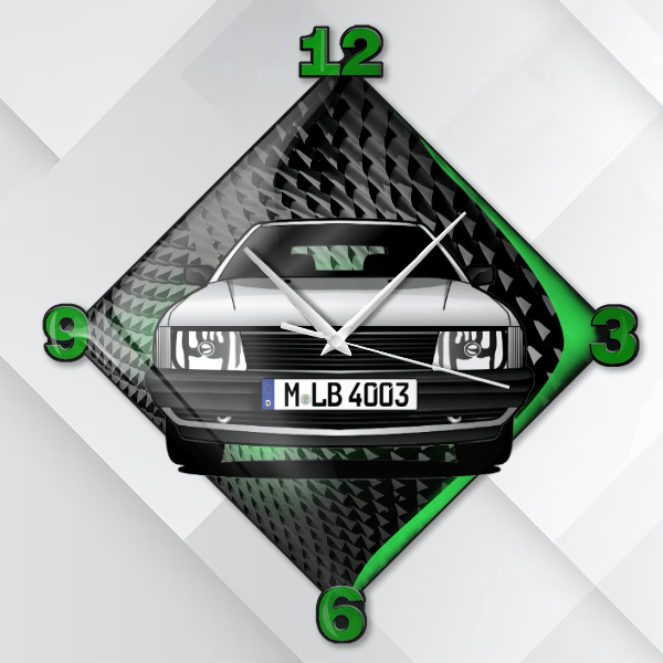 100 Avant Wanduhr personalisiert mit deinem Auto u. Kennzeichen!