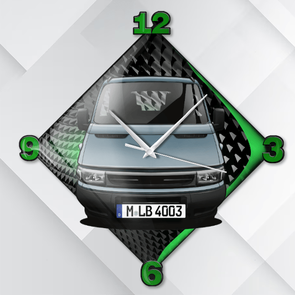 Daily 2 Wanduhr personalisiert mit deinem Auto u. Kennzeichen!