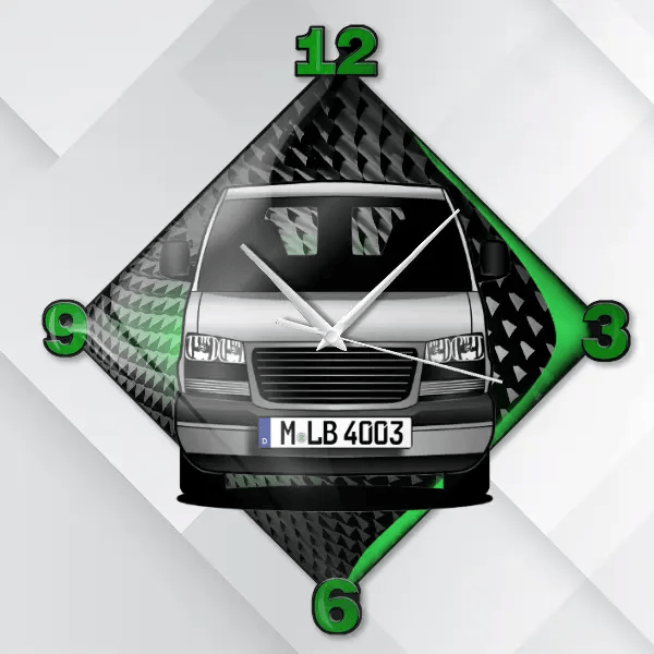 Savana Wanduhr personalisiert mit deinem Auto u. Kennzeichen!
