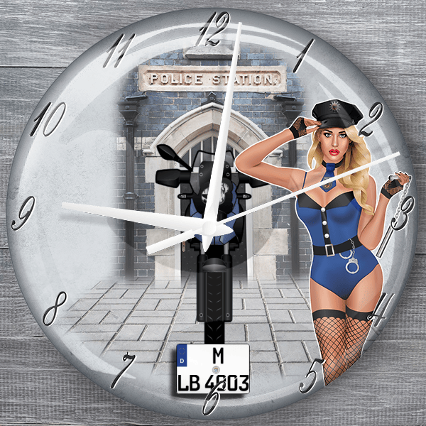 G 650 GS moderne Wanduhr personalisiert mit deinem Motorrad u. Kennzeichen!