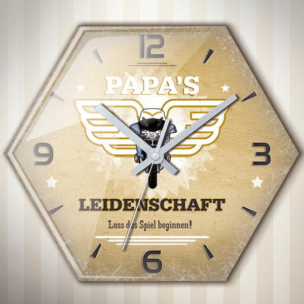 R 1200 RT Wanduhr personalisiert mit deinem Motorrad u. Kennzeichen!