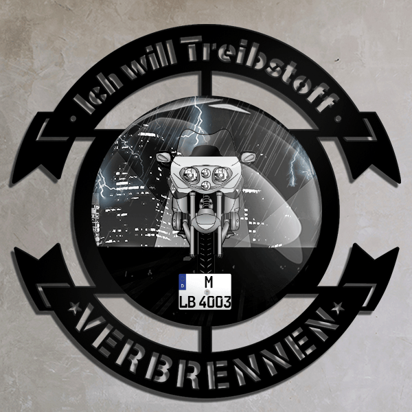 R 1200 CL Wand Dekoration personalisiert mit deinem Motorrad u. Kennzeichen!