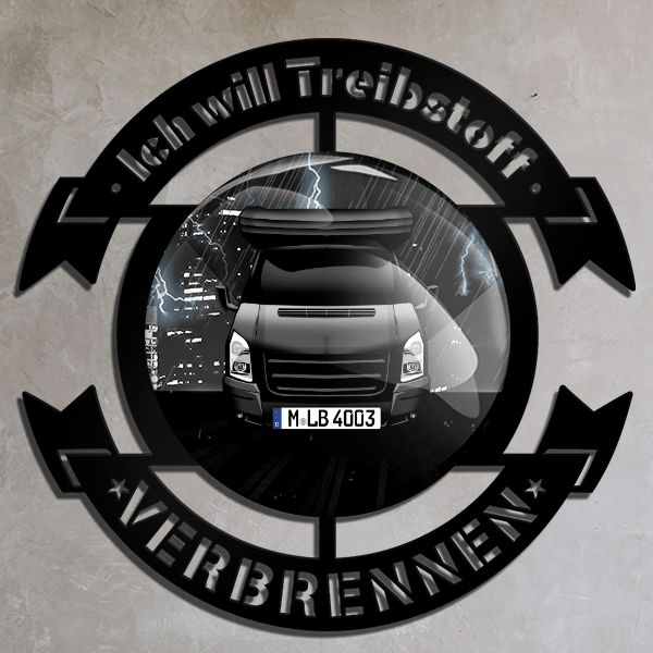 Transit Challenger Genesis 54 Wand Dekoration personalisiert mit deinem Wohnwagen u. Kennzeichen!
