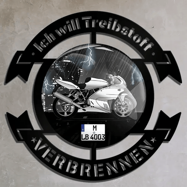 750 SS IE Wand Dekoration personalisiert mit deinem Motorrad u. Kennzeichen!