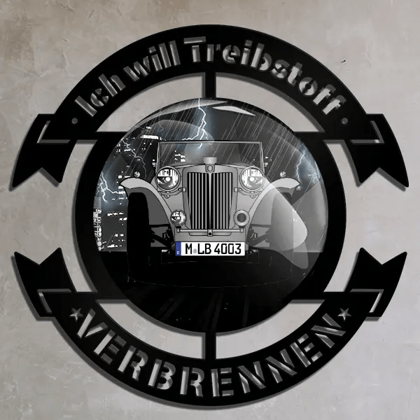 TC Wand Dekoration personalisiert mit deinem Auto u. Kennzeichen!