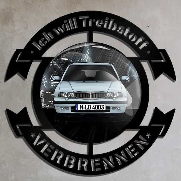 Kappa Coupe Wand Dekoration personalisiert mit deinem Auto u. Kennzeichen!