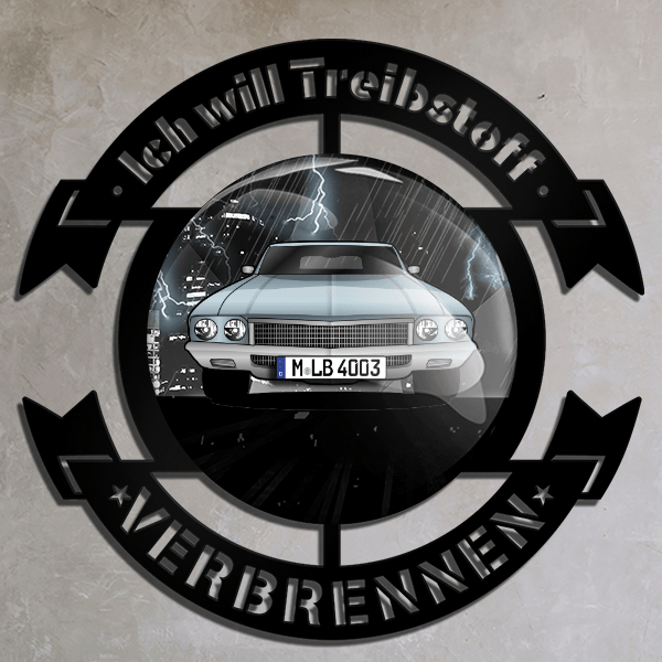 Skylark Limousine Wand Dekoration personalisiert mit deinem Auto u. Kennzeichen!