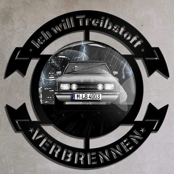 Taunus Wand Dekoration personalisiert mit deinem Auto u. Kennzeichen!