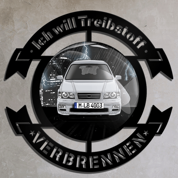 Joice Wand Dekoration personalisiert mit deinem Auto u. Kennzeichen!