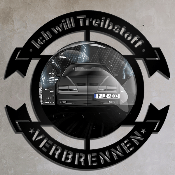 Trans Am Firebird Wand Dekoration personalisiert mit deinem Auto u. Kennzeichen!