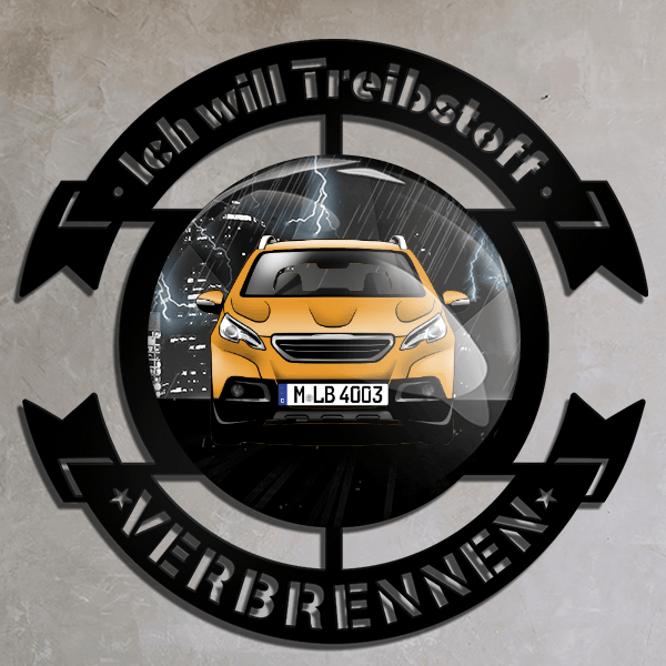 2008 Wand Dekoration personalisiert mit deinem Auto u. Kennzeichen!