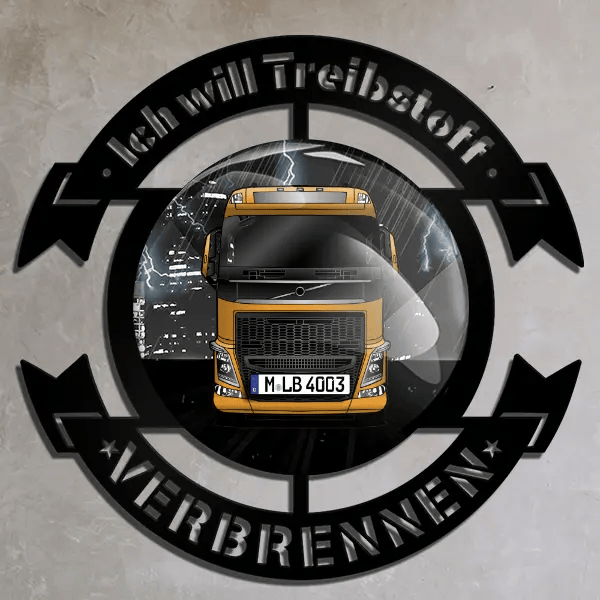 FH16 540 Wand Dekoration personalisiert mit deinem LKW u. Kennzeichen!