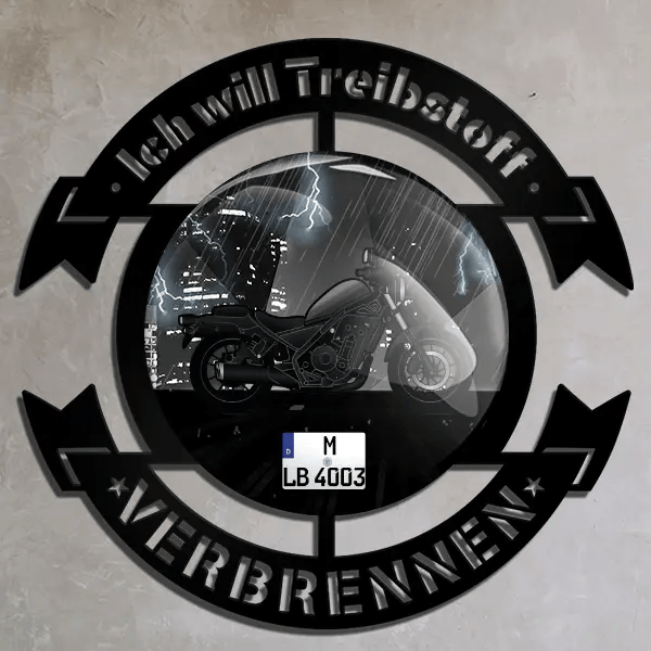 CMX 500 Rebel Wand Dekoration personalisiert mit deinem Motorrad u. Kennzeichen!