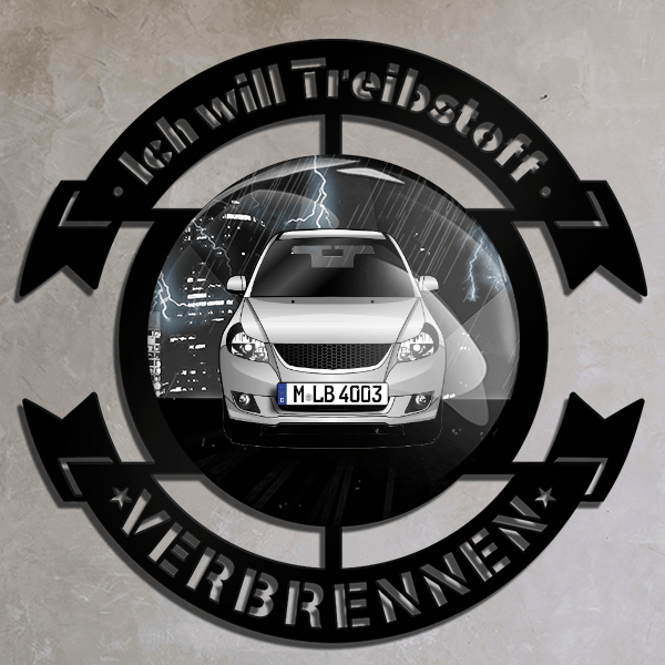SX4 Limousine Wand Dekoration personalisiert mit deinem Auto u. Kennzeichen!