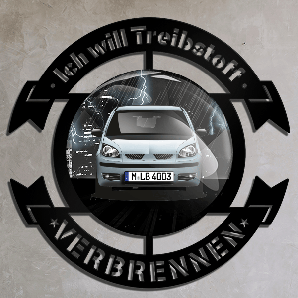 Colt Wand Dekoration personalisiert mit deinem Auto u. Kennzeichen!