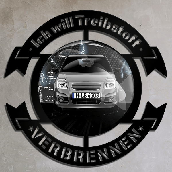 C2 (3-Türer) Wand Dekoration personalisiert mit deinem Auto u. Kennzeichen!