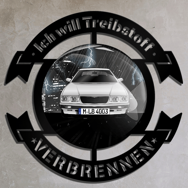 222 Wand Dekoration personalisiert mit deinem Auto u. Kennzeichen!
