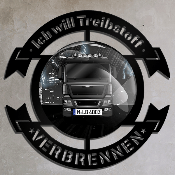 TGS 19.440 Wand Dekoration personalisiert mit deinem LKW u. Kennzeichen!