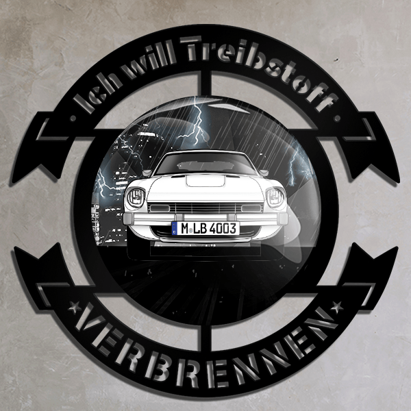 280 ZX Wand Dekoration personalisiert mit deinem Auto u. Kennzeichen!