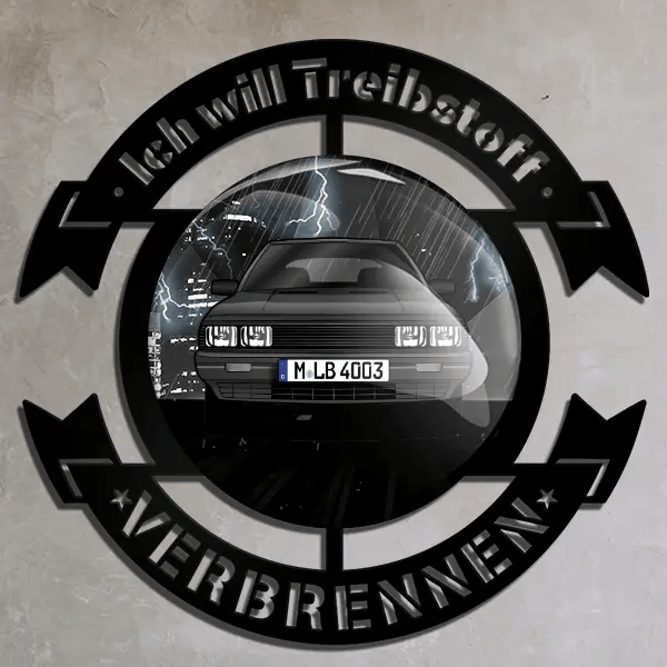 11 (5-Türer) Wand Dekoration personalisiert mit deinem Auto u. Kennzeichen!