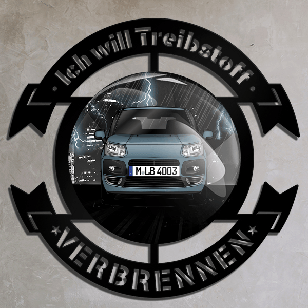 C3 Picasso Wand Dekoration personalisiert mit deinem Auto u. Kennzeichen!
