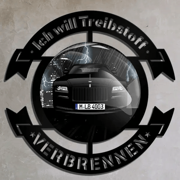 Wraith Coupe Wand Dekoration personalisiert mit deinem Auto u. Kennzeichen!