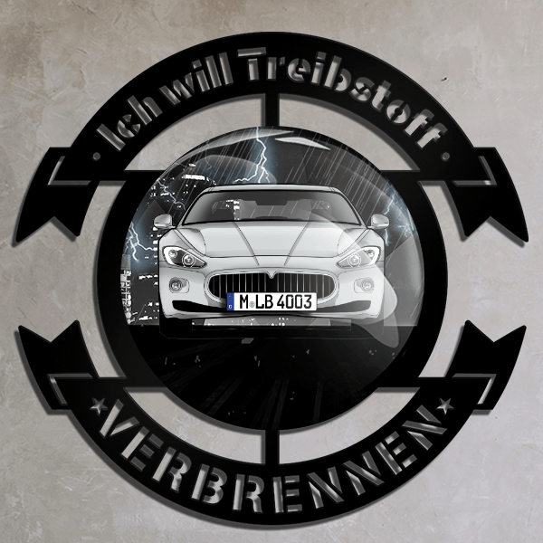 Granturismo Wand Dekoration personalisiert mit deinem Auto u. Kennzeichen!